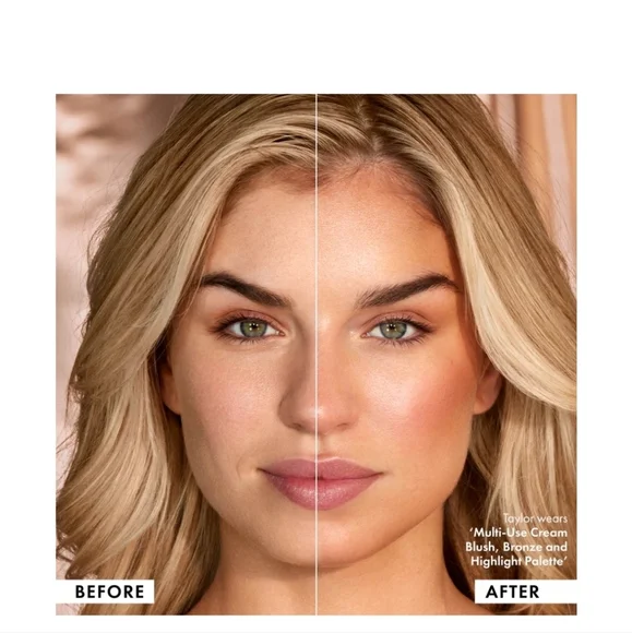 ICONIC LONDON MULTI USE CREAM BLUSH, BRONZE & HIGHLIGHT PALETTE NIB - Picture 5 of 11